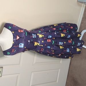 12 Lindy Bop Lana Cocktail Dress RARE OUT OF PRINT